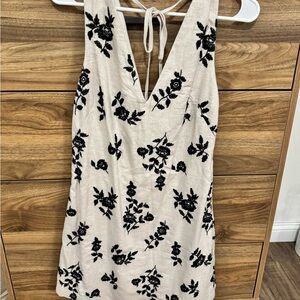 Abercrombie & Fitch Black Floral Mini Dress